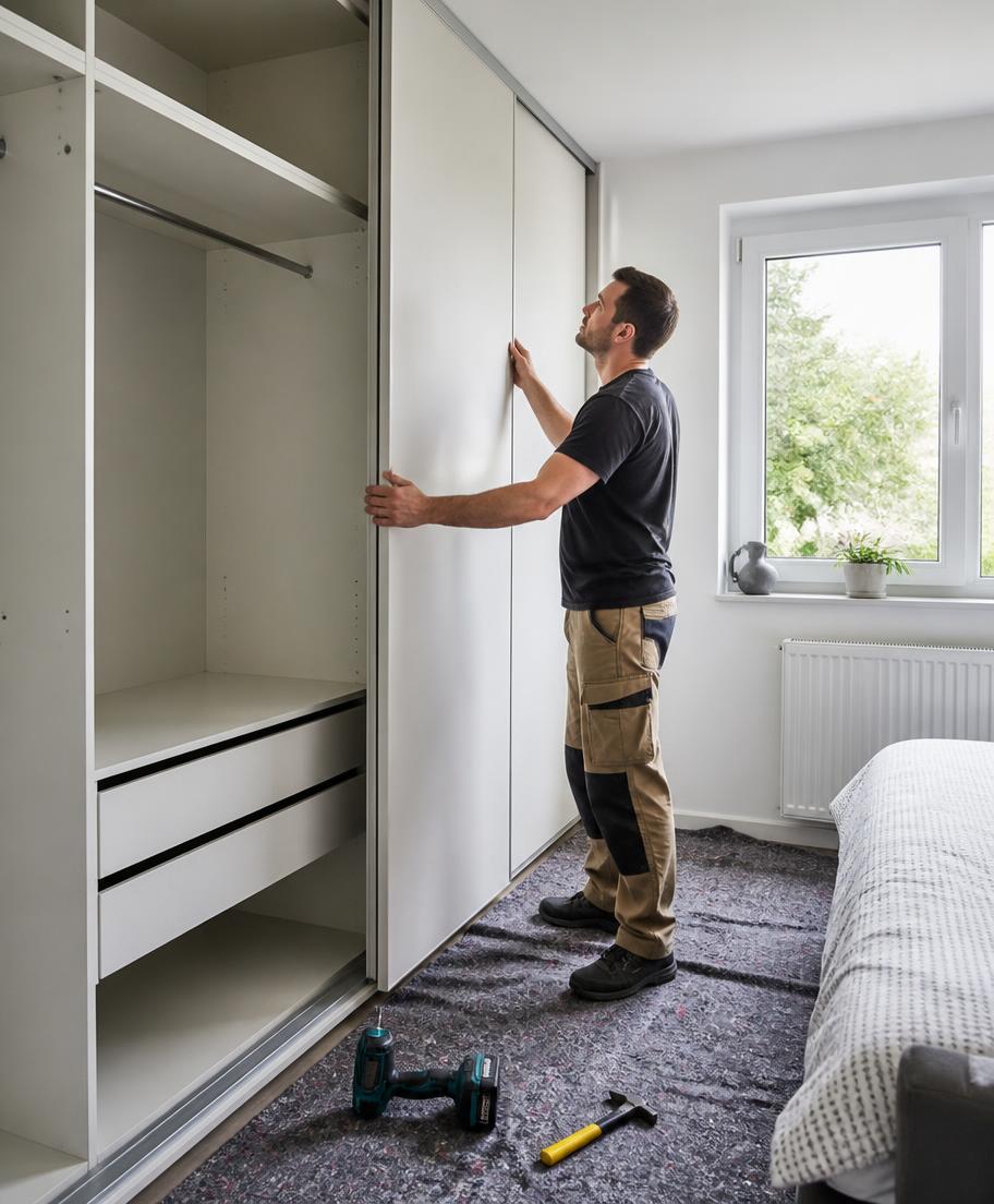 Einbauschrank-Montage